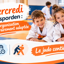 Du changement le mercredi à Rosporden, mais le judo continue !